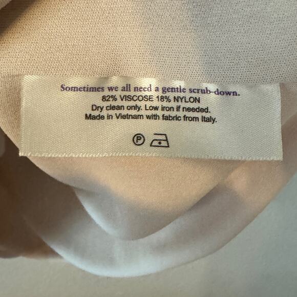 M.M. LAFLEUR The Deneuve Wrap Knit Crepe Creme Top Plus Size +1 - Picture 7 of 9